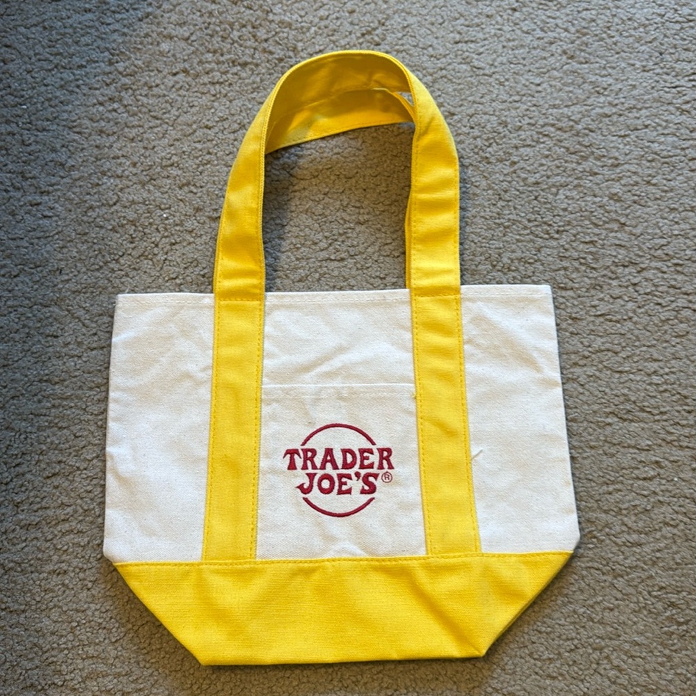 Trader Joe's Yellow Mini Tote
